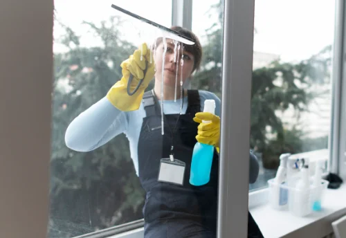 Nettoyage de vitres intérieures et extérieures à Berthegon
